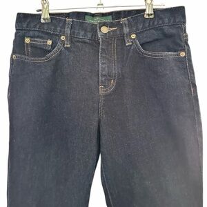 Ralph Lauren Jeans Dark Rinse Slimming 
Womans 2 Bootcut Pre-Loved Denim